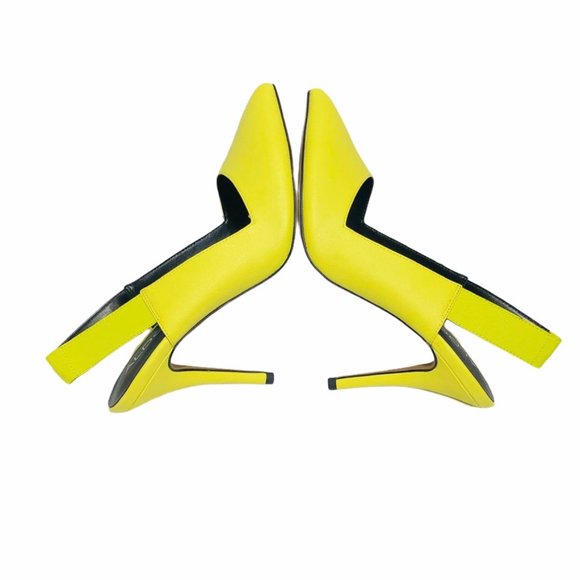 NWB ALDO Yellow Toviel Slingback Heel Pump 8.5 - Picture 2 of 9